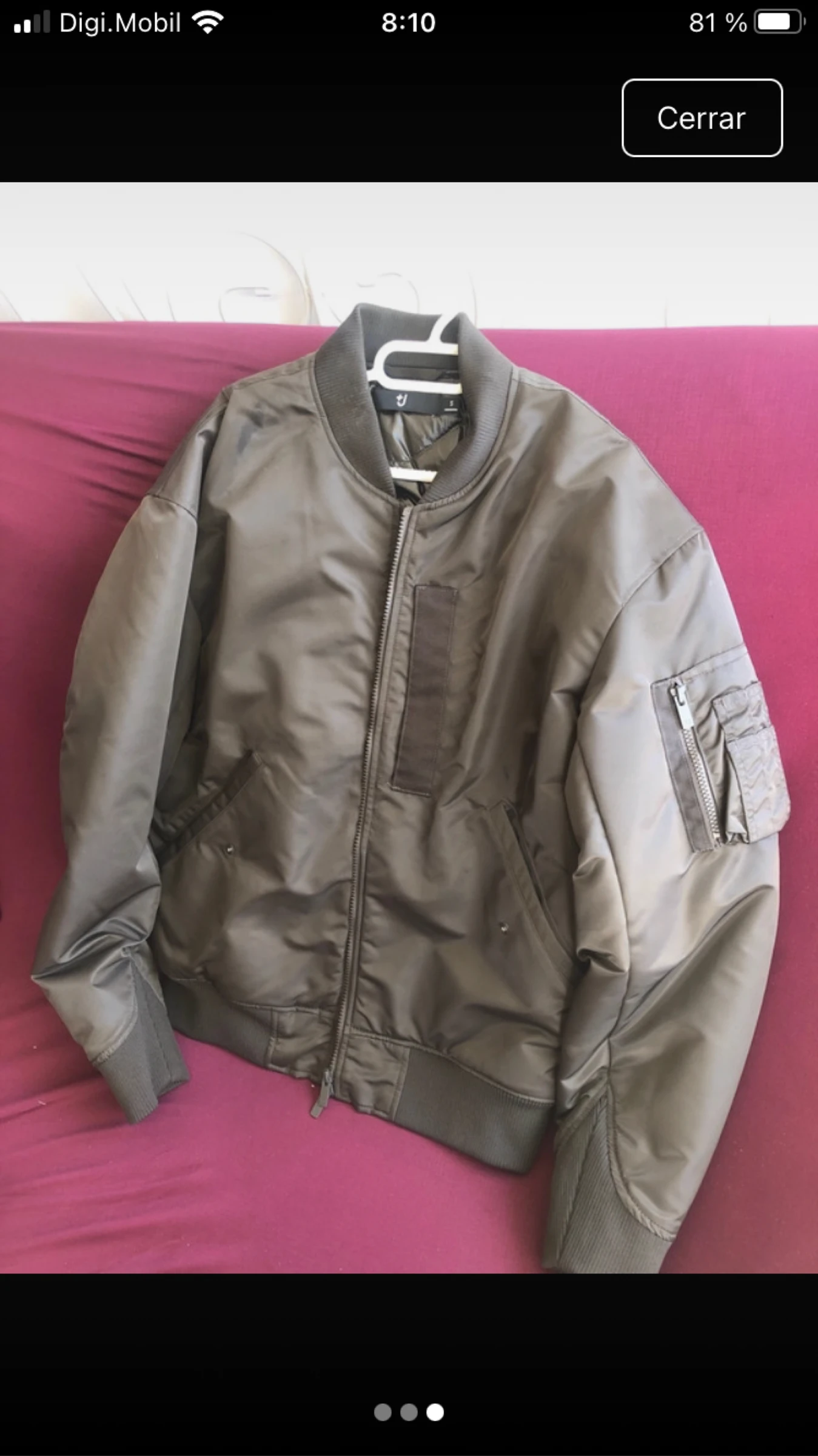 Veste Bomber vert militaire – photo 3